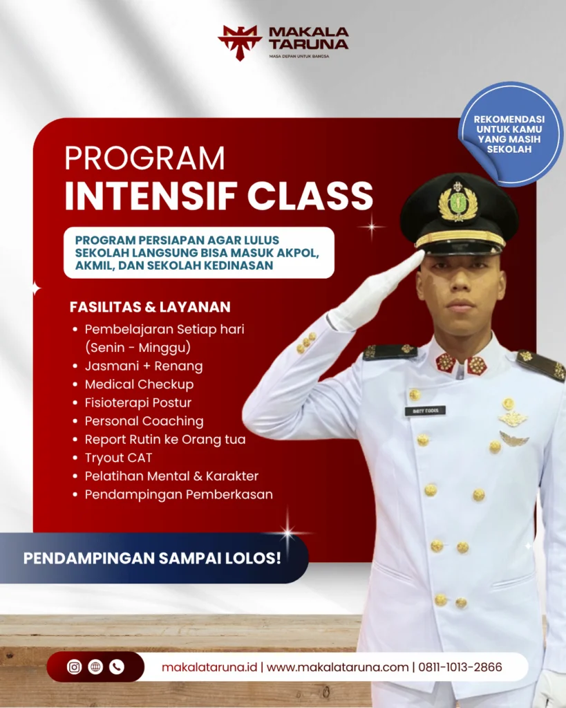 Flyer Program Intensive Class Makala Taruna